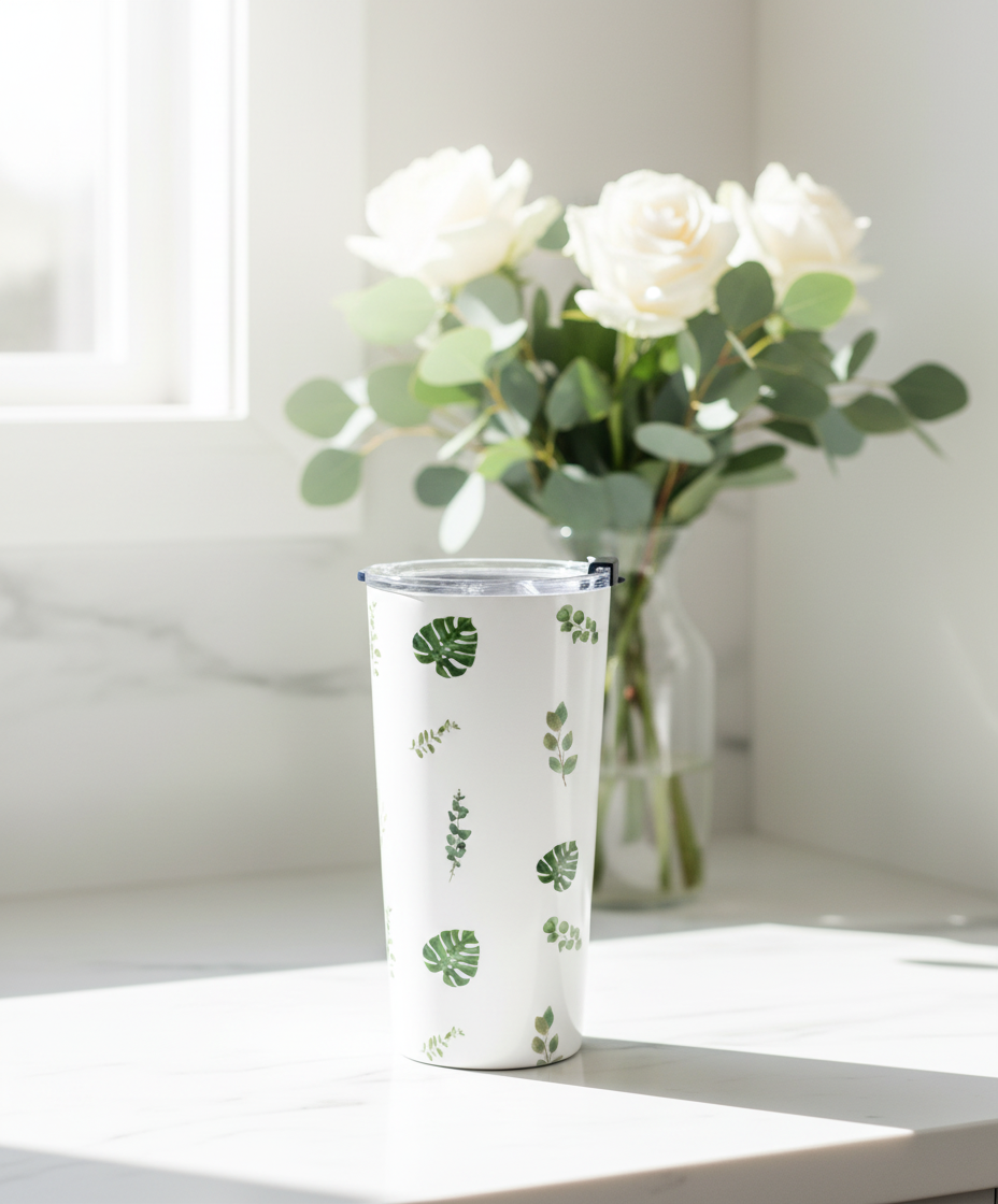 Tropical Leaf Tumbler Kitchen