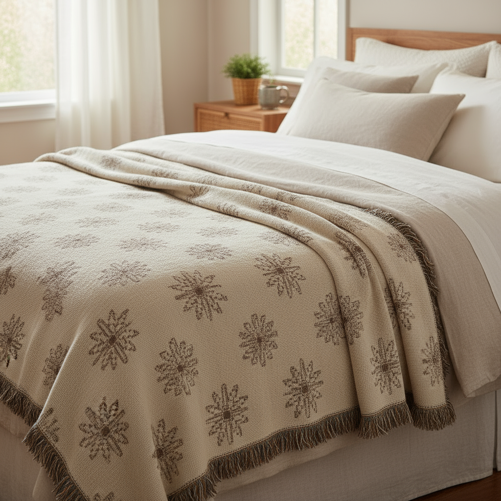 Woven Blanket - Bedroom
